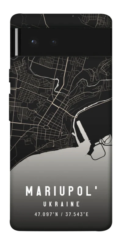 Чохол на Google Pixel 6 Mariupol map фото 1 з 1