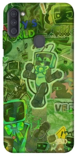 Чехол на Samsung Galaxy A11 Dandysworld tv green theme фото 1 из 1