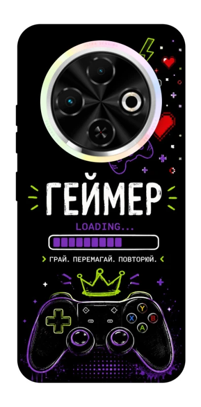Чехол на TECNO Spark 30C Геймер фото 1 из 1