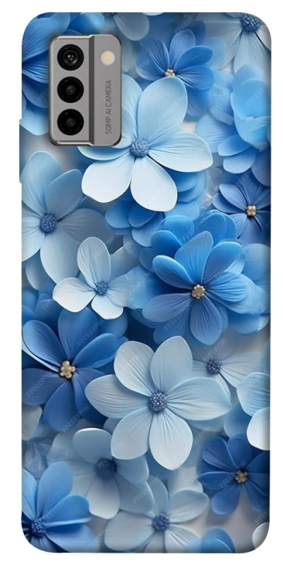 Чохол на Nokia G22 Сині квіти фото 1 з 1