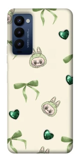 Чохол на TECNO Camon 18 Pro Labubu Green Heart фото 1 з 1