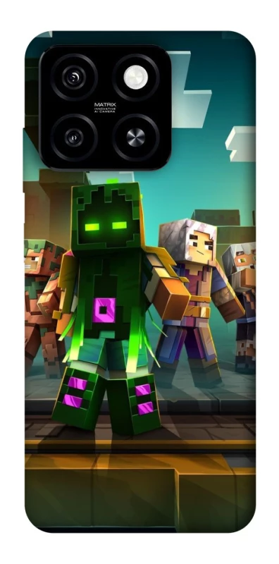 Чохол на ZTE Blade A55 4G Minecraft dungeon фото 1 з 1