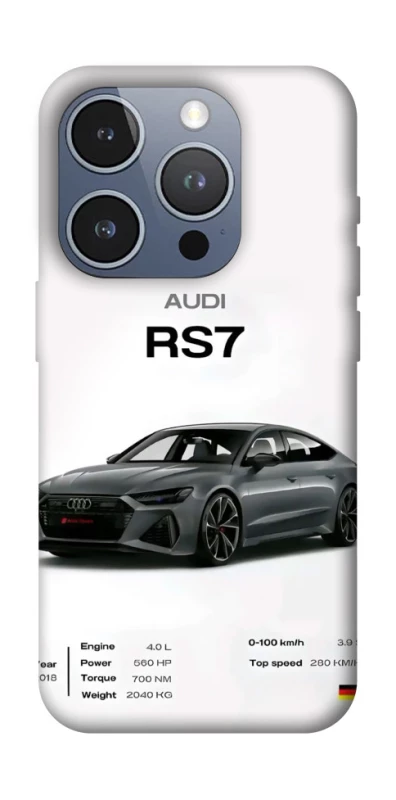 Чехол на Apple iPhone 16 Pro Audi RS7 фото 1 из 1
