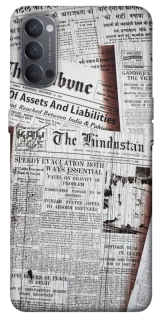 Чехол на Oppo Reno 4 Газеты фото 1 из 1