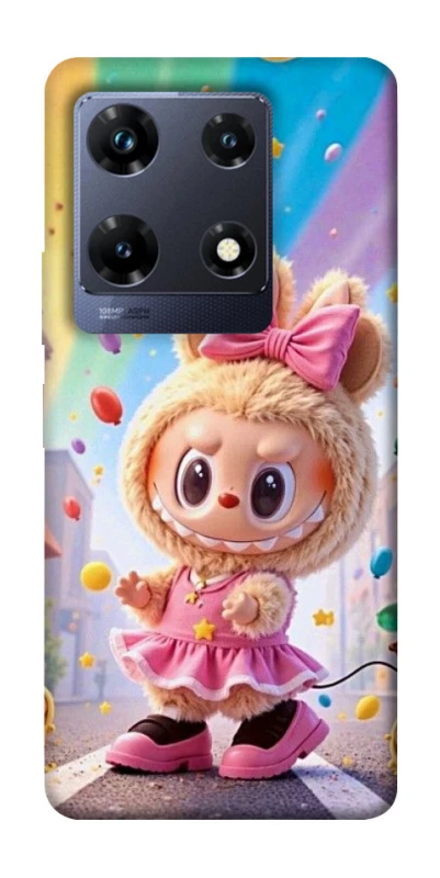 Чохол на Infinix Note 30 Pro Labubu rainbow фото 1 з 1