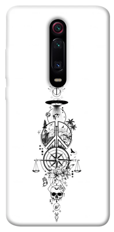 Чехол на Xiaomi Redmi K20 / K20 Pro / Mi9T / Mi9T Pro Tattoo ver.7 фото 1 из 1