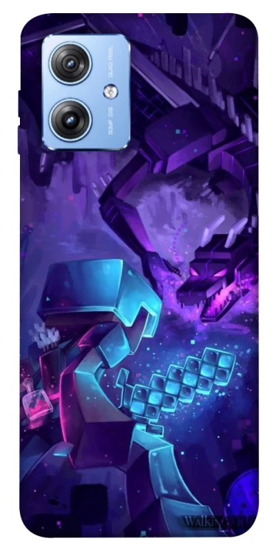 Чехол на Motorola Moto G84 Minecraft dragon фото 1 из 1