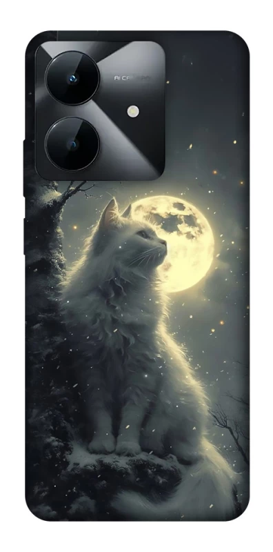Чохол на Realme Note 60x Кіт під місяцем фото 1 з 1