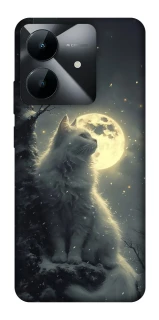 Чохол на Realme Note 60x Кіт під місяцем фото 1 з 1