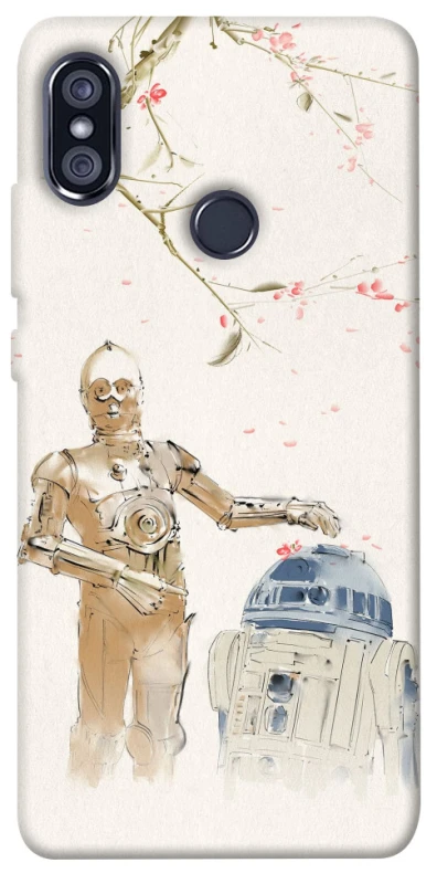 Чохол на Xiaomi Redmi Note 5 Pro / Note 5 (AI Dual Camera) Star Wars robots фото 1 з 1