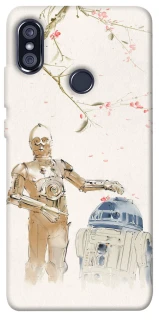 Чохол на Xiaomi Redmi Note 5 Pro / Note 5 (AI Dual Camera) Star Wars robots фото 1 з 1