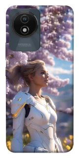 Чехол на Vivo Y02 Cyber space girl ver.1 фото 1 из 1