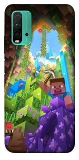 Чехол на Xiaomi Redmi Note 9 4G / Redmi 9 Power Minecraft forever фото 1 из 1