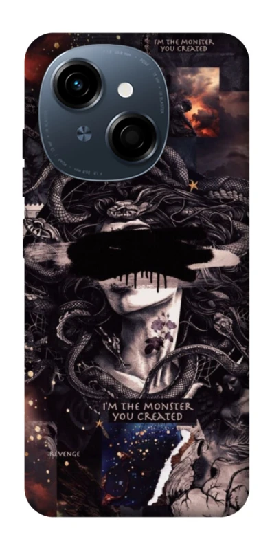 Чехол на TECNO Spark Go 1 Monster you created фото 1 из 1