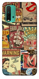 Чохол на Xiaomi Redmi Note 9 4G / Redmi 9 Power Retro collage ver.2 фото 1 з 1