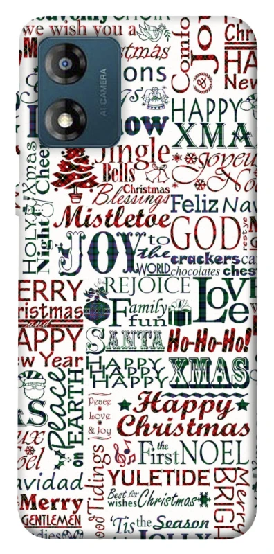 Чохол на Motorola Moto E13 Christmas mood ver.3 фото 1 з 1