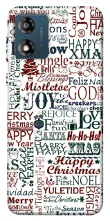 Чехол на Motorola Moto E13 Christmas mood ver.3 фото 1 из 1