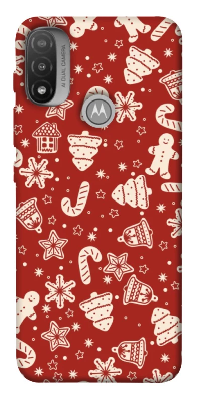 Чохол на Motorola Moto E20 Новорічний v3 фото 1 з 1