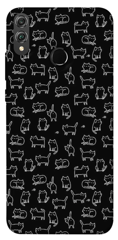 Чохол на Huawei Honor 8X Black Cats фото 1 з 1