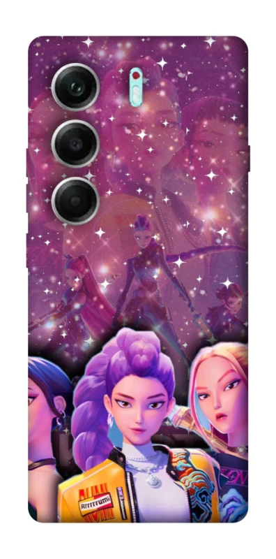 Чехол на Tecno Camon 40 Pro k-pop demon hunters v6 фото 1 из 1