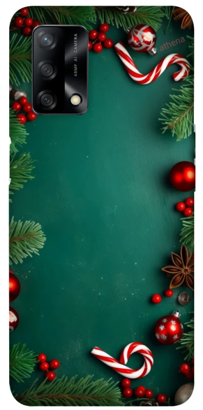 Чохол на Oppo A74 4G Новорічний v35 фото 1 з 1