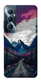 Чехол на Realme C65 4G Нарисованные горы фото 1 из 1