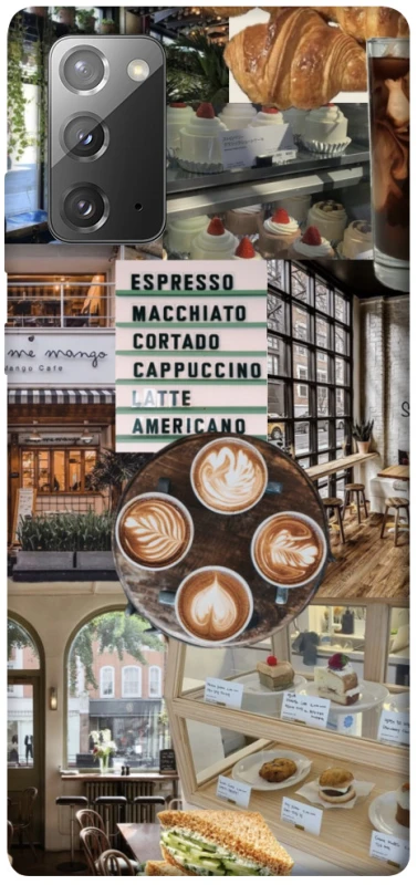 Чехол на Samsung Galaxy Note 20 Coffee collage ver.5 фото 1 из 1