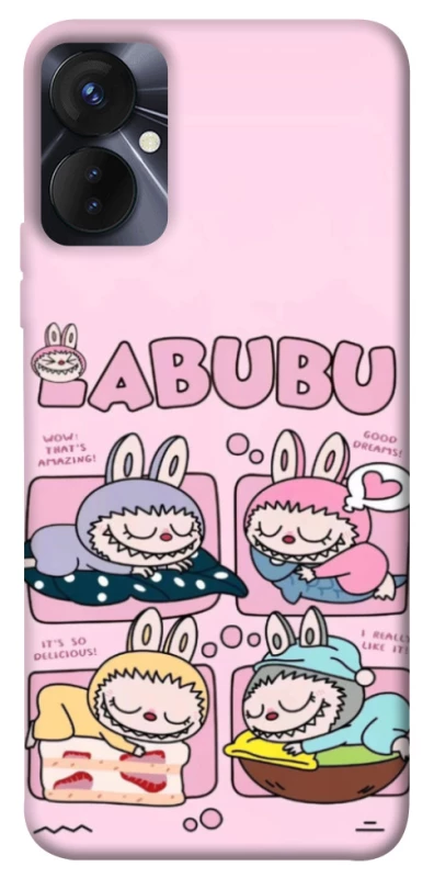 Чехол на TECNO Spark 9 Pro Labubu Dreams Collage фото 1 из 1