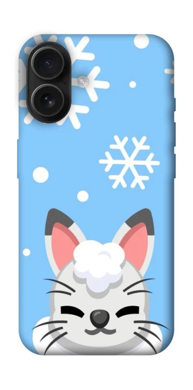 Чехол на Apple iPhone 16 Adopt Me Snow Kitty Smile фото 1 из 1