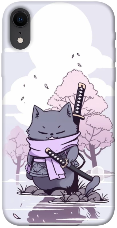 Чохол на Apple iPhone XR (6.1") Samurai cat фото 1 з 1