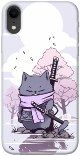 Чохол на Apple iPhone XR (6.1") Samurai cat фото 1 Чохол на Apple iPhone XR (6.1") Samurai cat фото 1 з 1