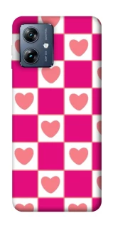 Чохол на Motorola Moto G54 Power Chess heart фото 1 з 1