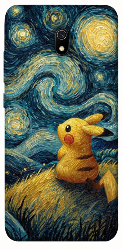 Чохол на Xiaomi Redmi 8a Pikachu and Van Gogh фото 1 з 1