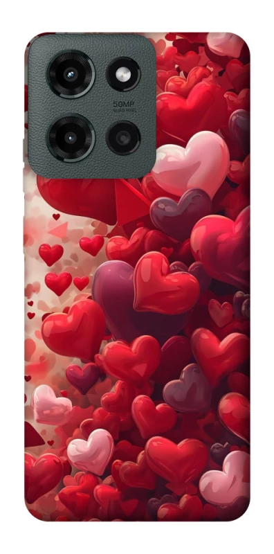 Чохол на Motorola Moto G Power (2025) Many hearts фото 1 з 1