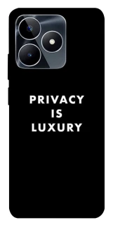 Чехол на Realme C53 Privacy is luxury фото 1 из 1