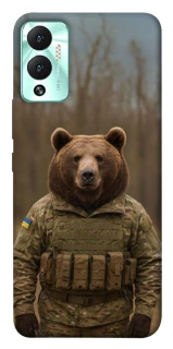 Чехол на Infinix Hot 12 Play Медведь защитник фото 1 из 1