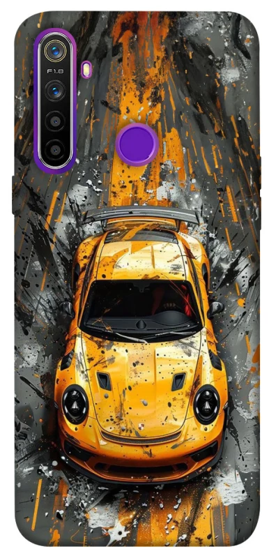 Чехол на Realme 5 Drawn Porsche фото 1 из 1