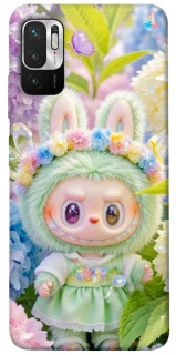 Чехол на Xiaomi Poco M3 Pro 4G / 5G Labubu & Flowers ver.2 фото 1 из 1