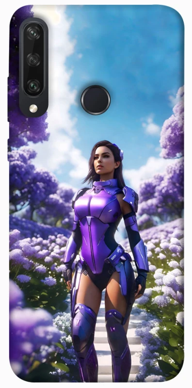 Чохол на Huawei Y6p Cyber space girl ver.4 фото 1 з 1