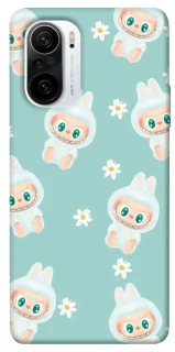 Чехол на Xiaomi Redmi K40 / K40 Pro / K40 Pro+ / Poco F3 Labubu Green фото 1 из 1