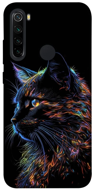Чехол на Xiaomi Redmi Note 8 Черный кот фото 1 из 1