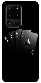 Чехол на Samsung Galaxy S20 Ultra Black Cards фото 1 из 1