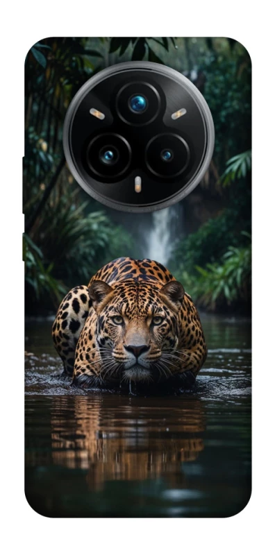 Чехол на Realme 14 Pro+ Leopard in water фото 1 из 1