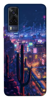 Чехол на Vivo Y53s Night city фото 1 из 1