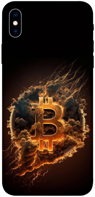 Чохол на Apple iPhone XS Max (6.5") Smoky Bitcoin фото 1 з 1