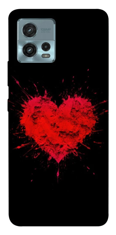 Чохол на Motorola Moto G72 Splash heart фото 1 з 1