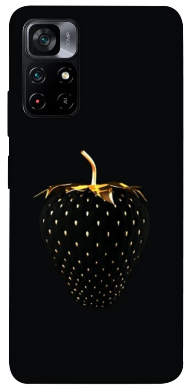 Чехол на Xiaomi Poco M4 Pro 5G Черная клубника фото 1 из 1