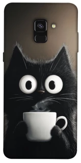 Чехол на Samsung A530 Galaxy A8 (2018) morning cat фото 1 из 1