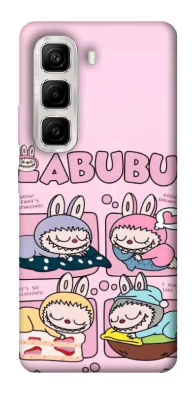 Чохол на Infinix Hot 50 4G Labubu Dreams Collage фото 1 з 1
