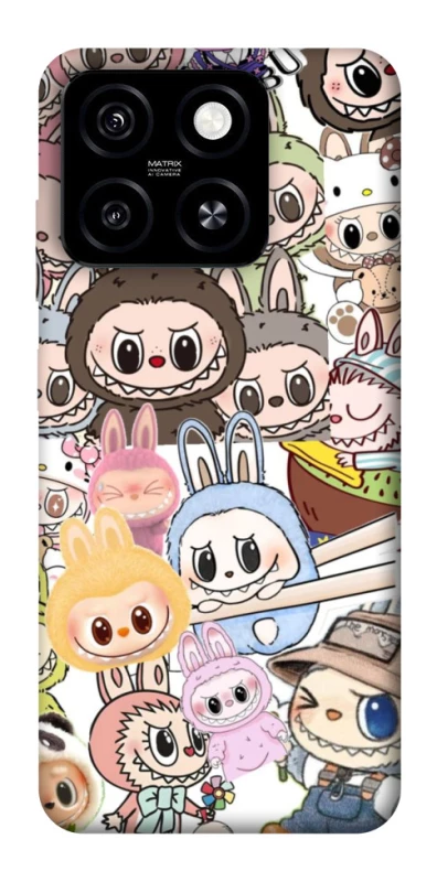 Чохол на ZTE Blade A55 4G All Labubus фото 1 з 1